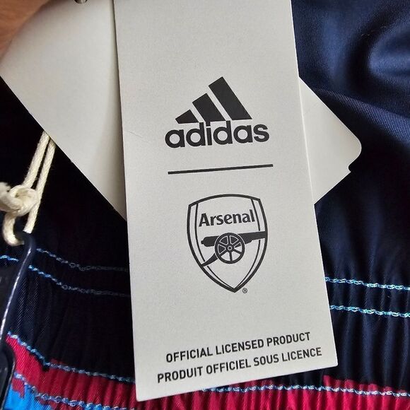 Adidas Arsenal FC Anthem Reversible Jacket Men's S 2 In 1 Skyrus Navy HT7155 New - Picture 7 of 10